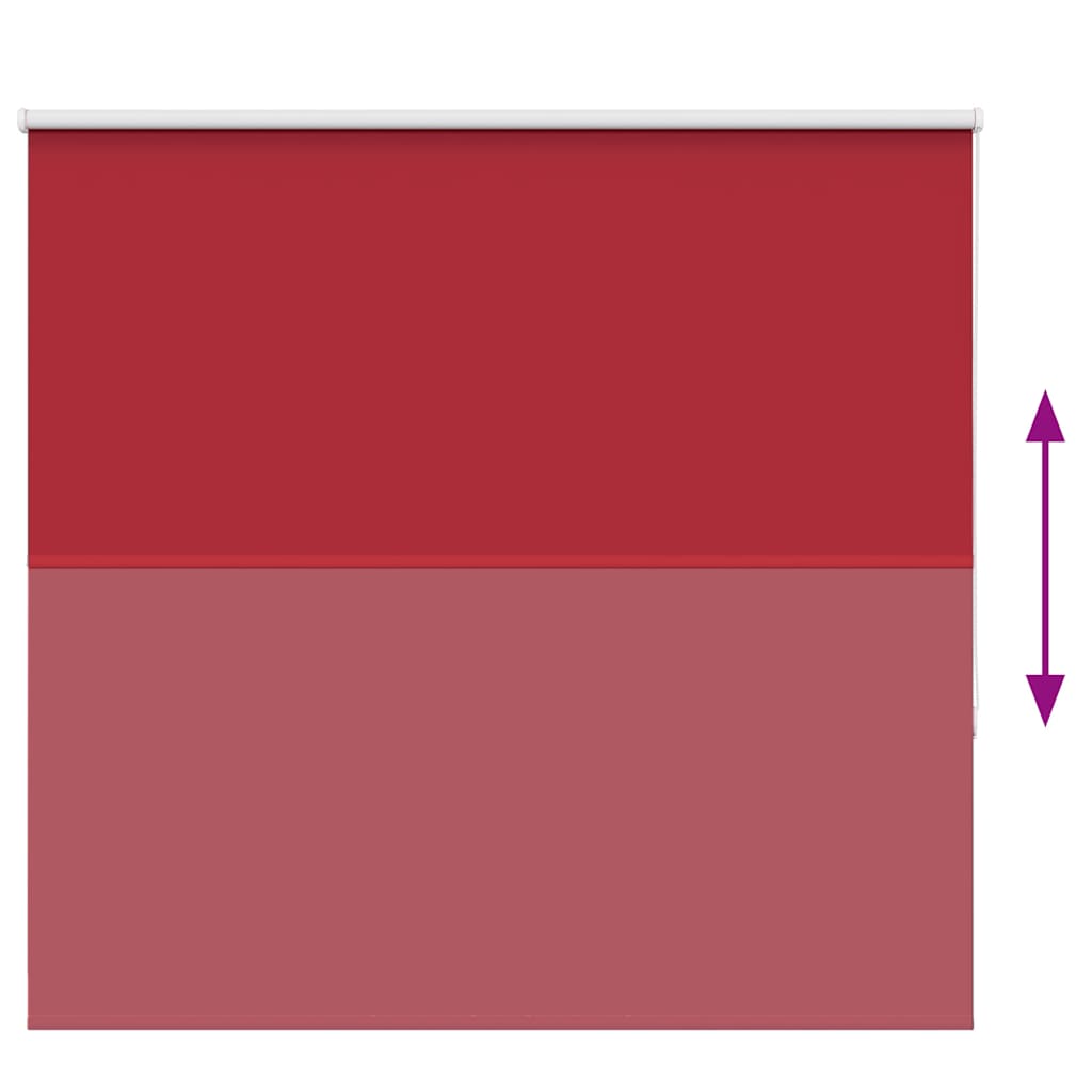 Store occultant Rouge 145x150cm Largeur tissu 141,6cm Polyester