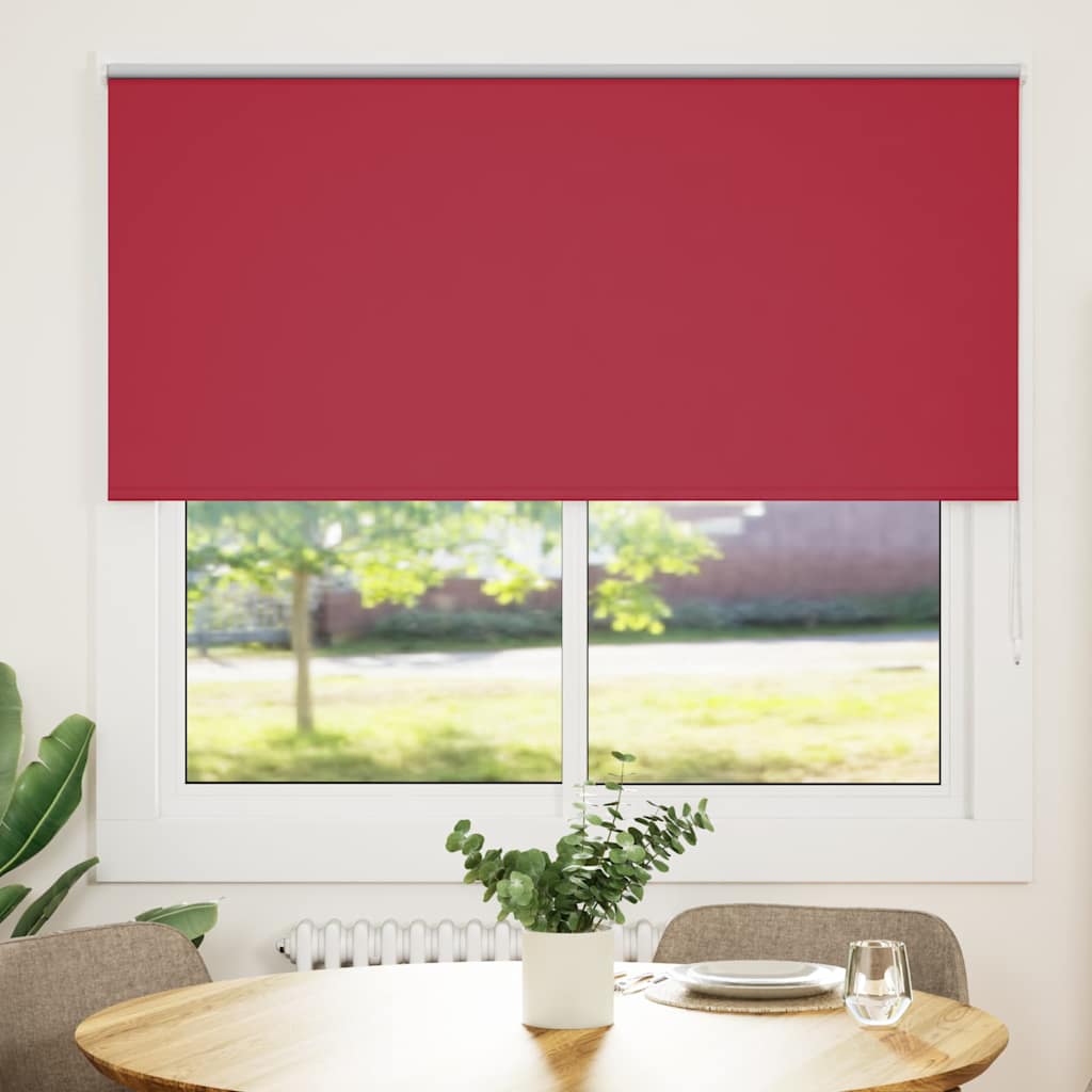 Store occultant Rouge 145x150cm Largeur tissu 141,6cm Polyester