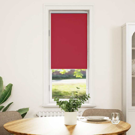 Blackout Roller Blind Red 50x175 cm Fabric Width 45.7 cm Polyester