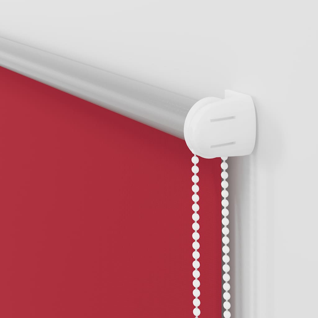 Store occultant rouge 65x175 cm largeur de tissu 60,7 cm polyester