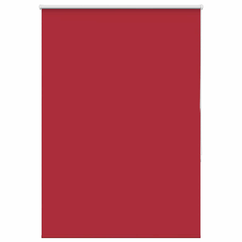Store occultant rouge 100x175cm largeur tissu 95,7 cm polyester