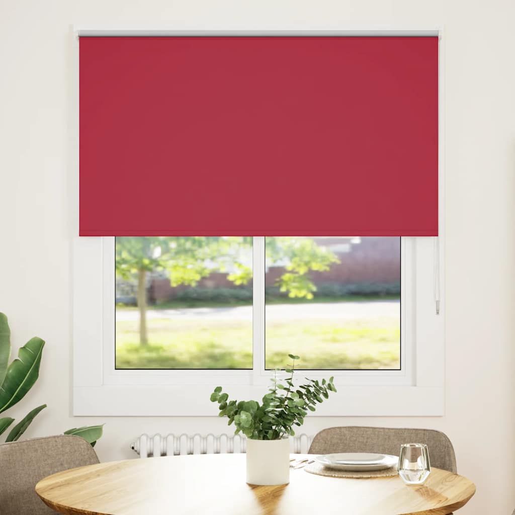 Blackout blind Red 125x175cm Fabric width 121.6cm Polyester