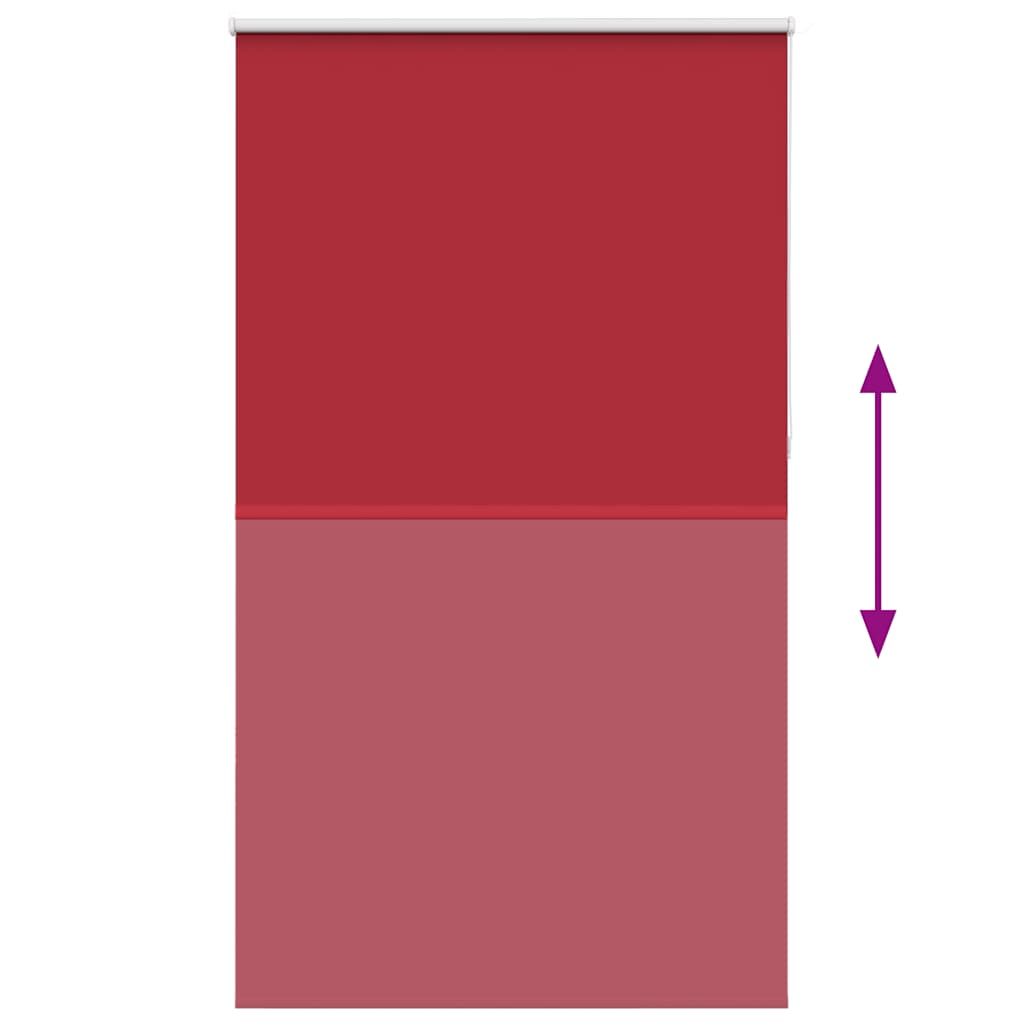 Blackout Roller Blind Red 130x210cm Fabric width 126.6cm Polyester