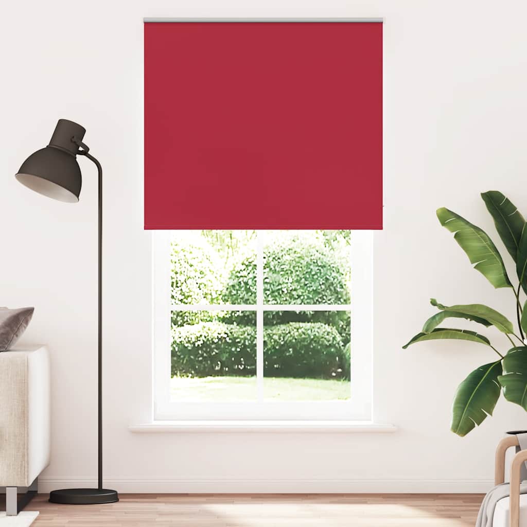 Blackout Roller Blind Red 130x210cm Fabric width 126.6cm Polyester