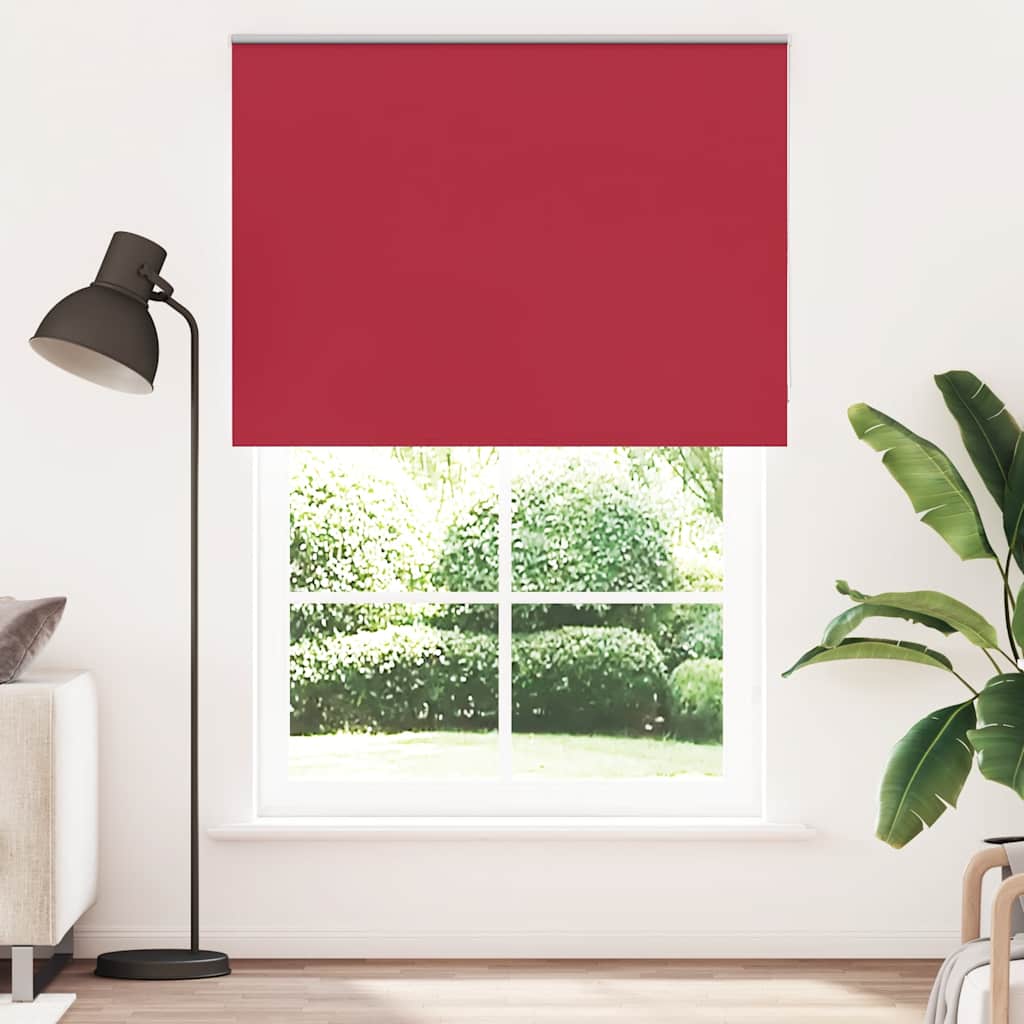 Store occultant rouge 155x210cm Largeur de tissu 151,6cm Polyester