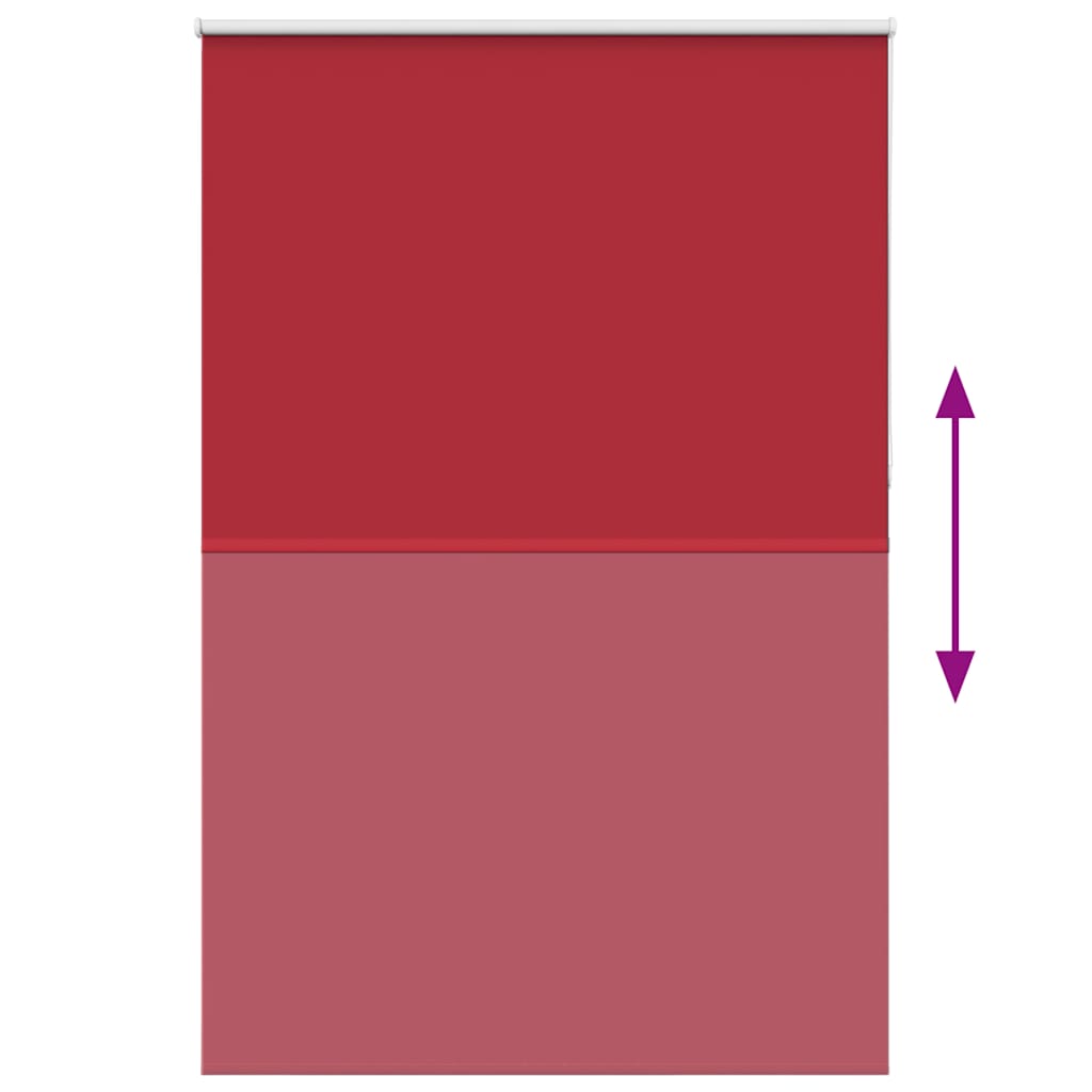 Verdunkelungsrollo Rot 165x210cm Stoffbreite 161,6cm Polyester