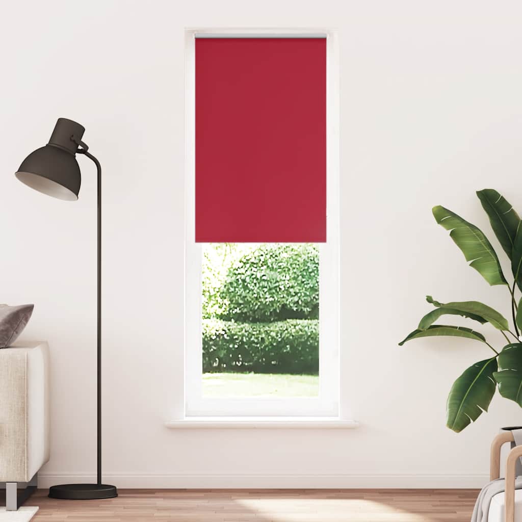 Blackout Roller Blind Red 70x230 cm Fabric Width 65.7 cm Polyester