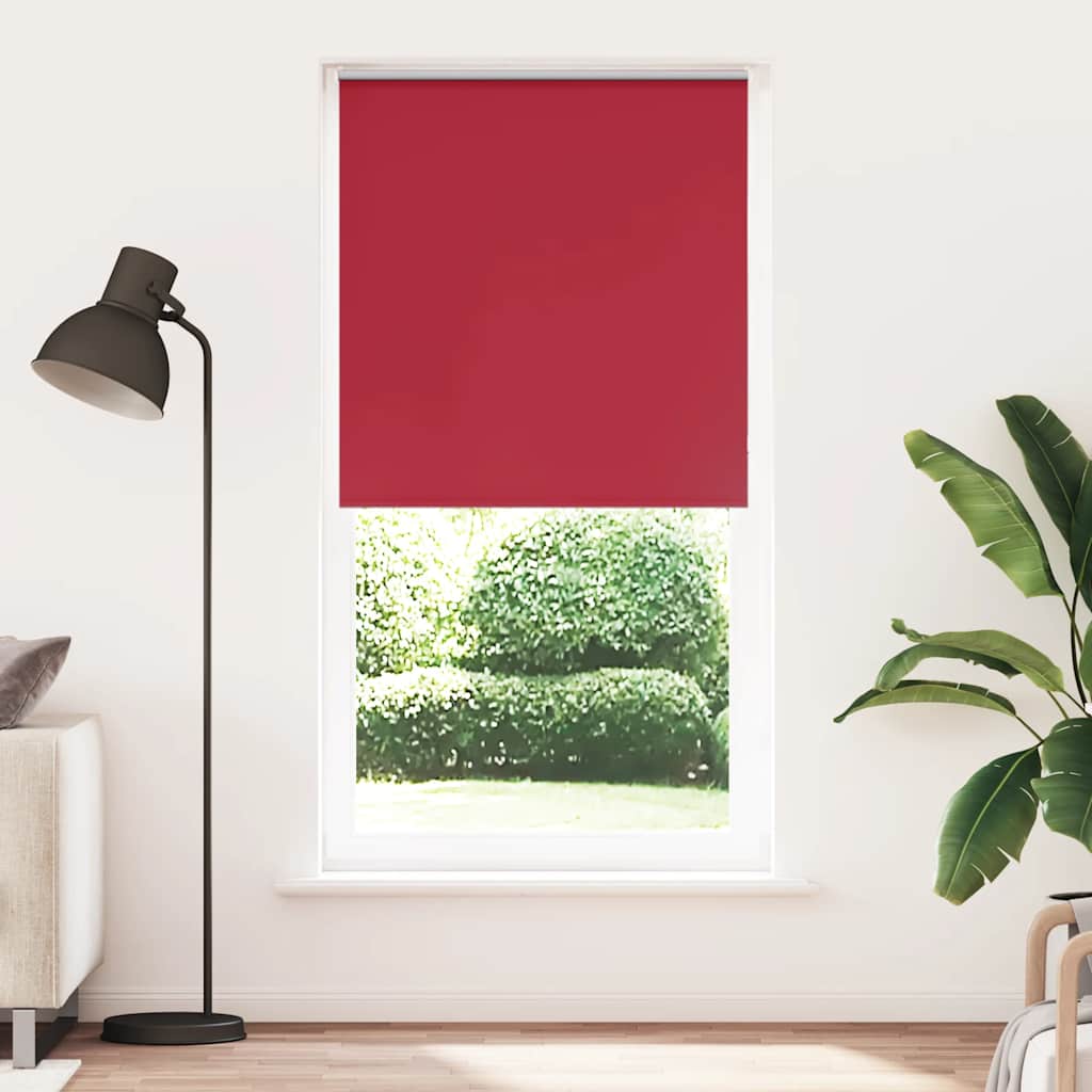 Blackout Roller Blind Red 100x230cm Fabric Width 95.7 cm Polyester