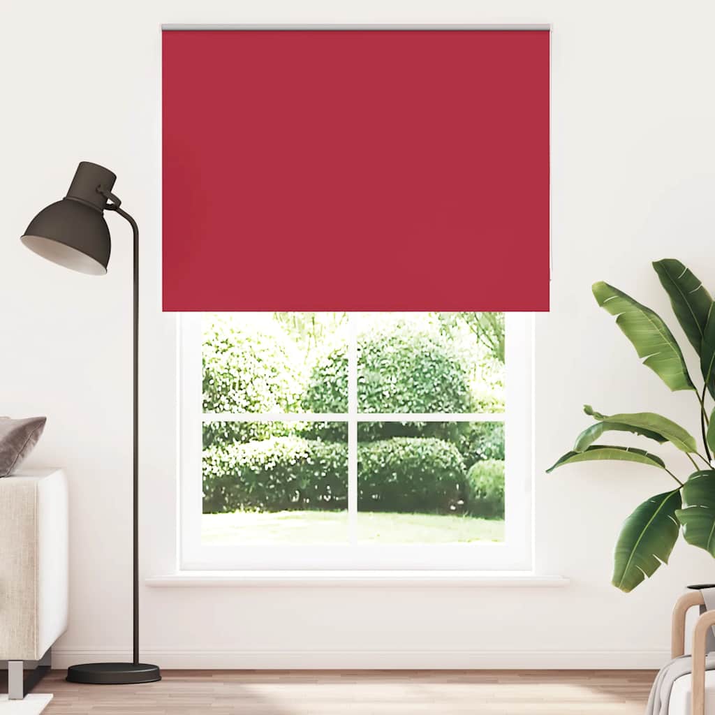 Blackout Roller Blind Red 155x230cm Fabric Width 151.6cm Polyester