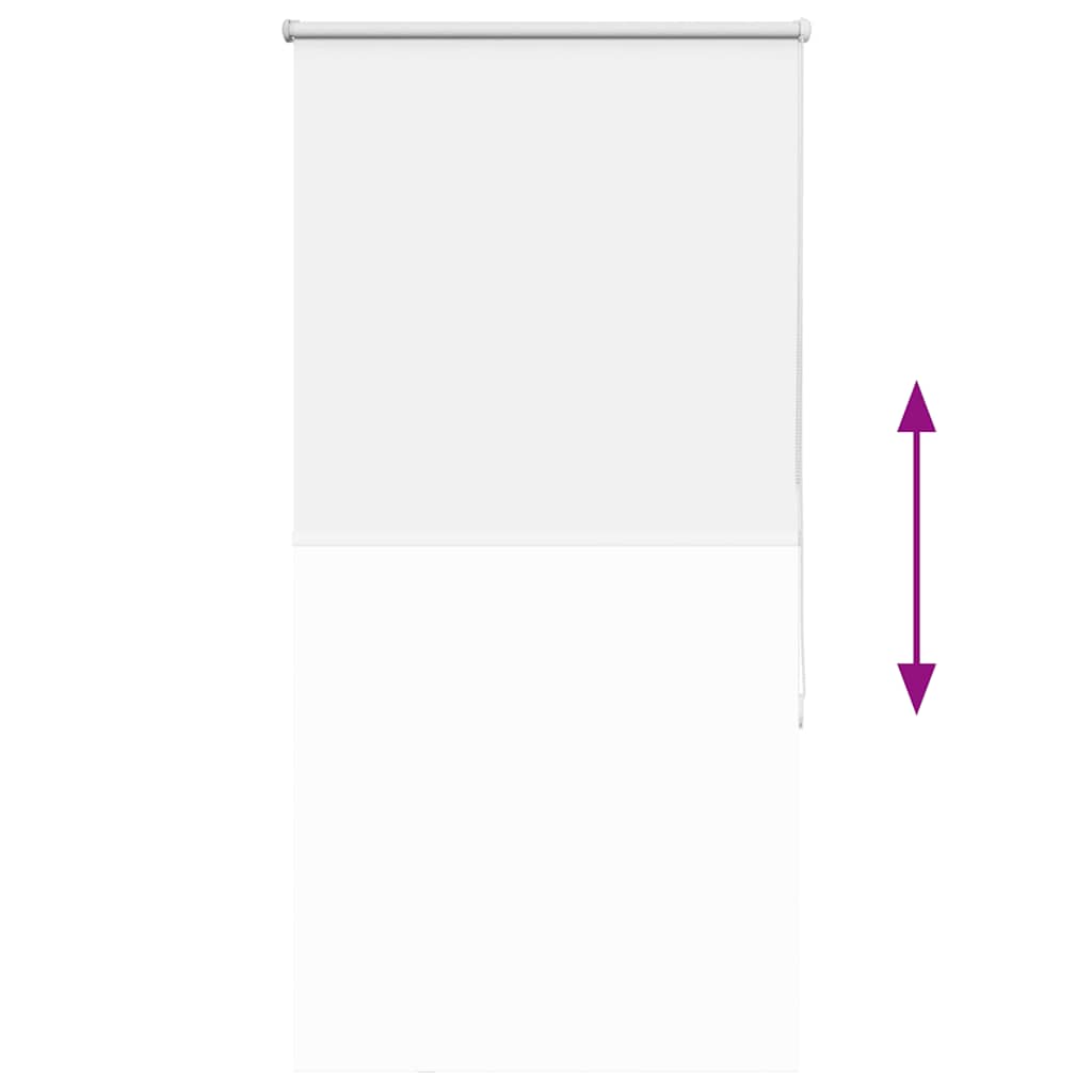 Blackout Roller Blind White 75x150cm Fabric Width 70.7 cm Polyester