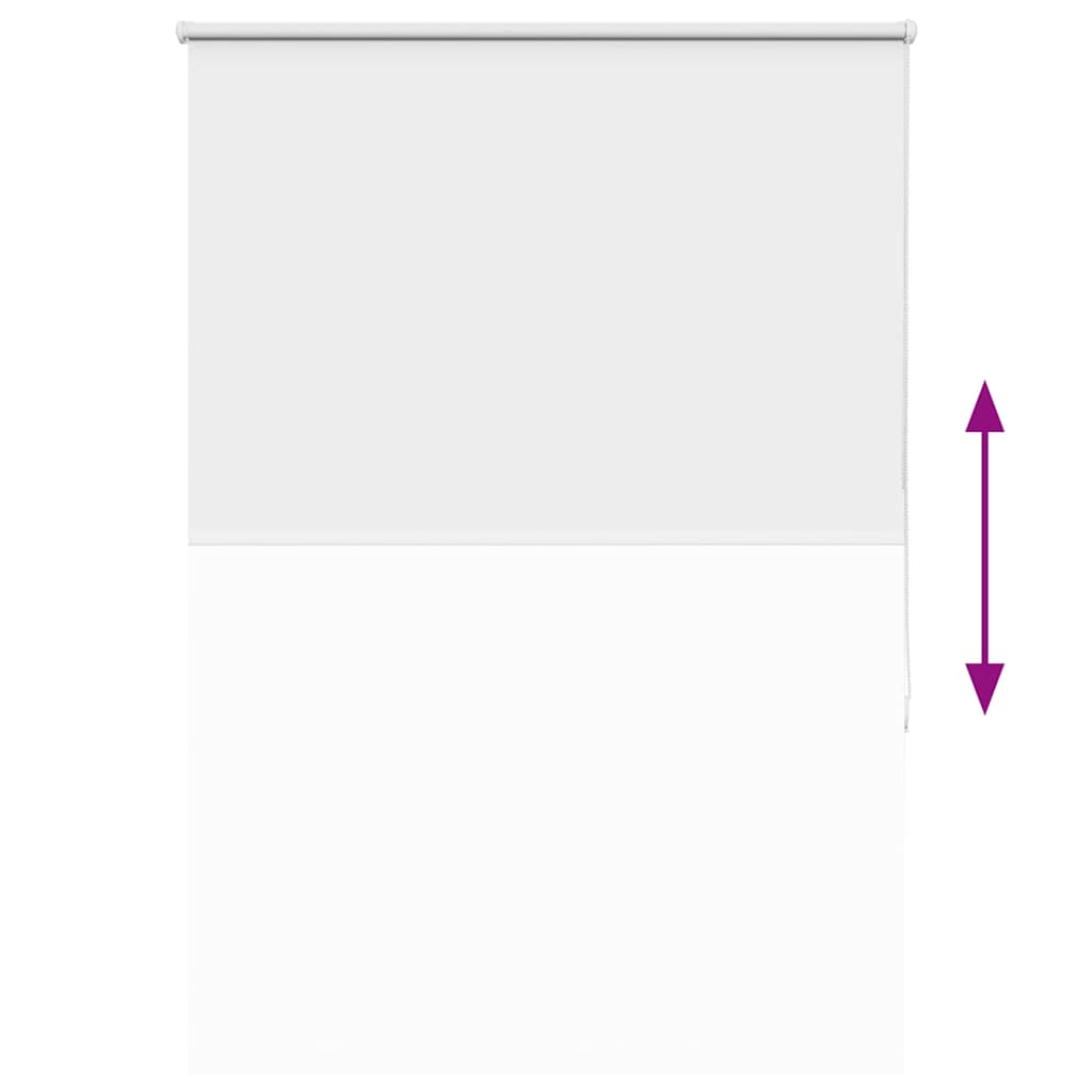 Store occultant blanc 100x150cm largeur de tissu 95,7cm polyester