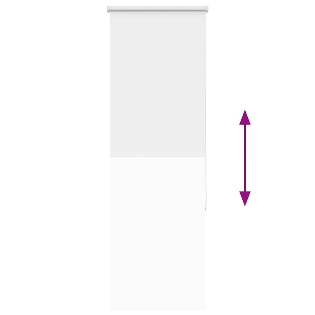 Verdunkelungsrollo Weiß 50x175cm Stoffbreite 45,7 cm Polyester