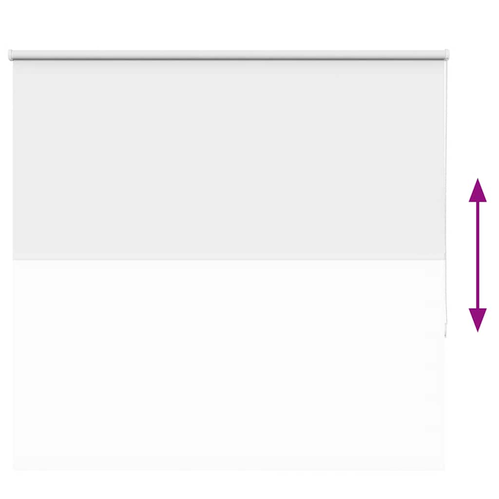 Blackout roller blind white 150x175 cm fabric width 146.6 cm
