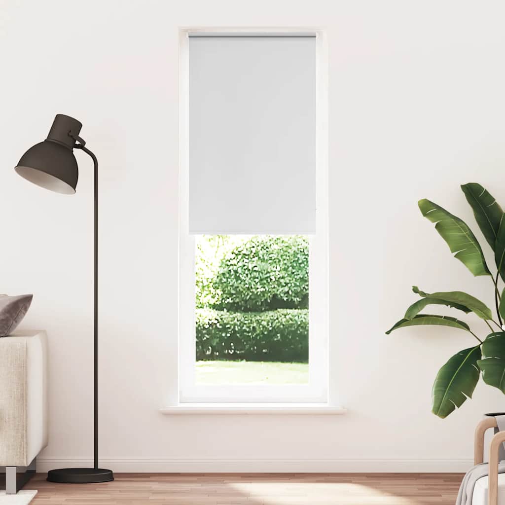 Verdunkelungsrollo Weiß 80x210cm Stoffbreite 75,7 cm Polyester