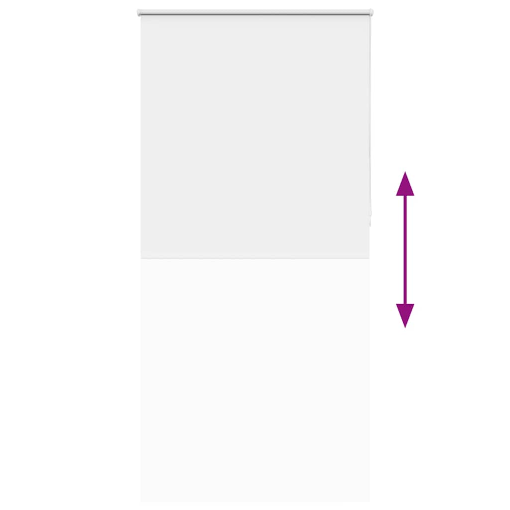 Store occultant blanc 105x210 cm Largeur tissu 100,7 cm