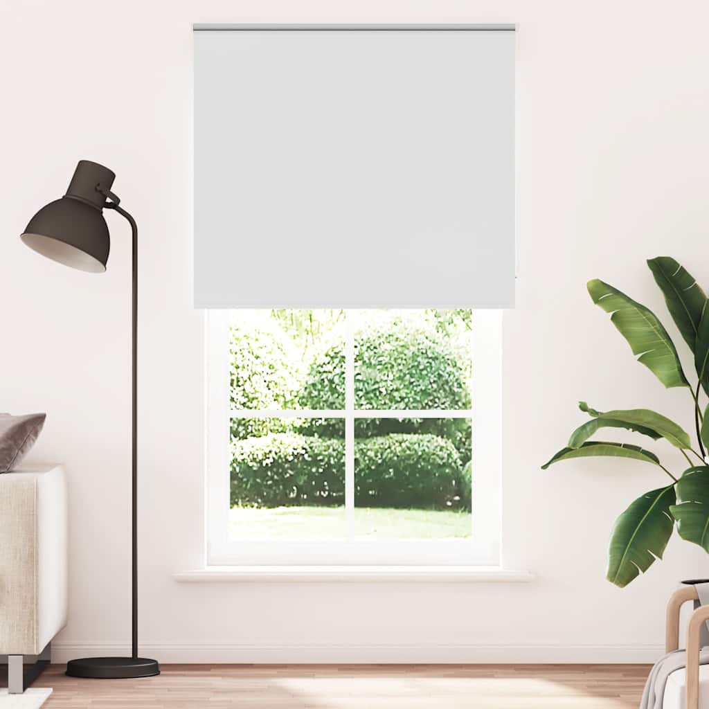 Verdunkelungsrollo Weiß 130x210 cm Stoffbreite 126,6 cm