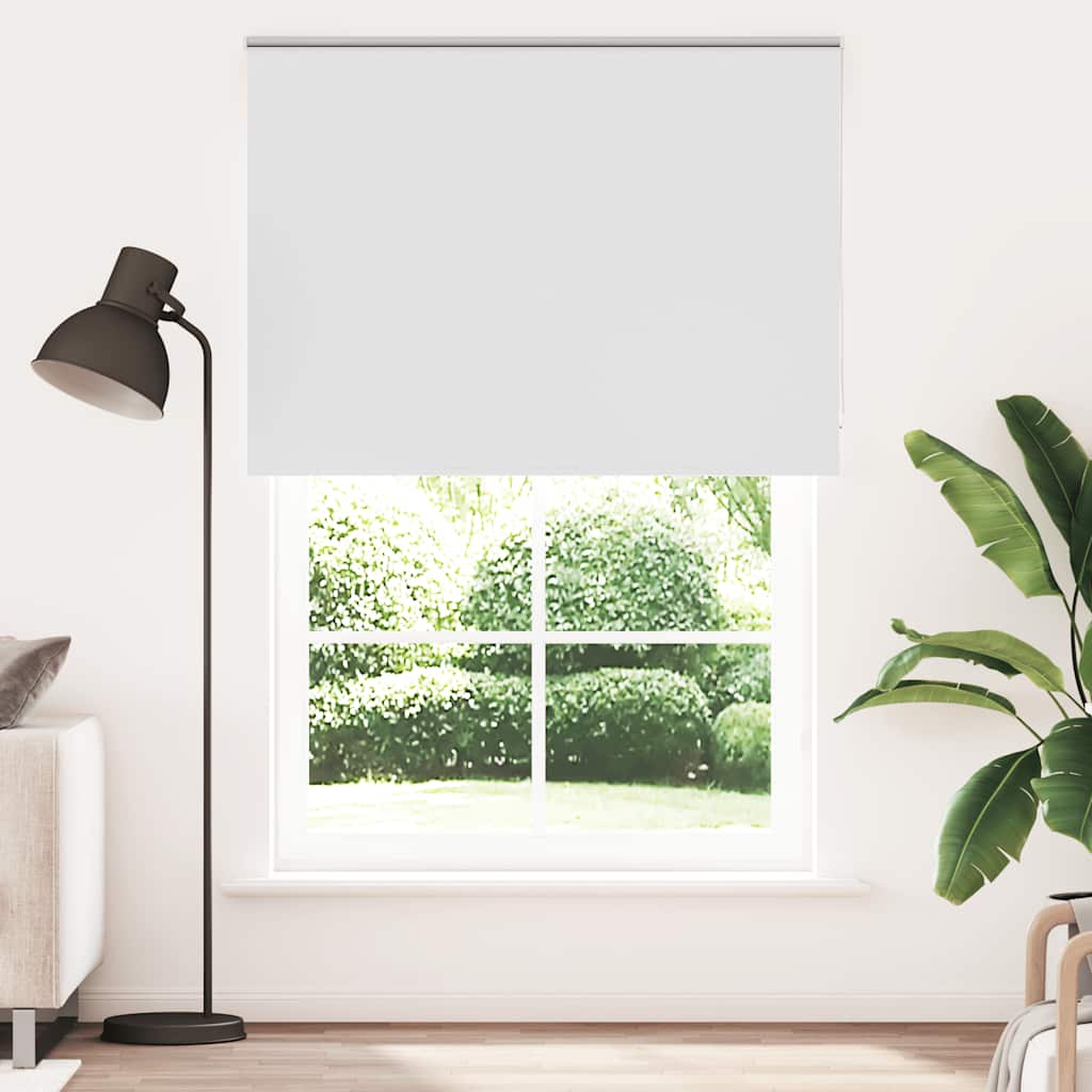 Verdunkelungsrollo Weiß 145x210 cm Stoffbreite 141,6 cm