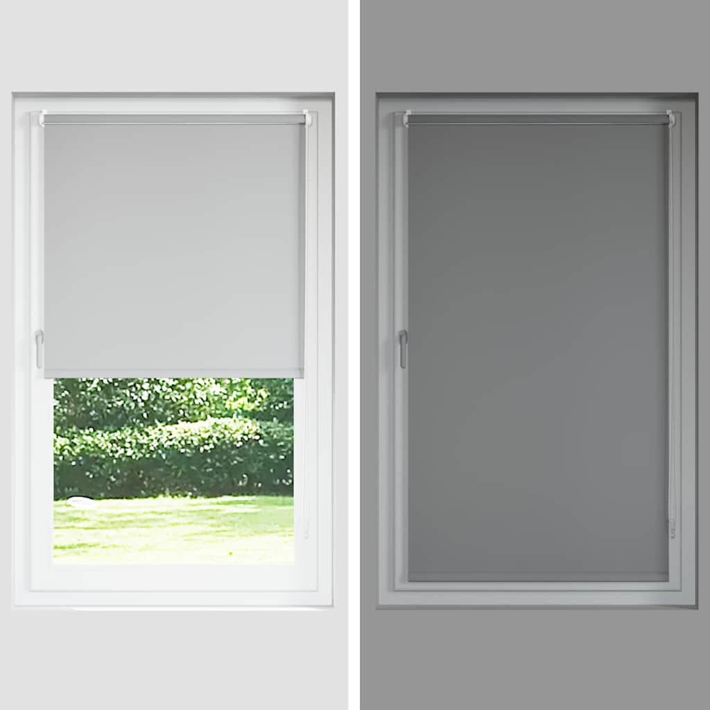 Verdunkelungsrollo Weiß 145x210 cm Stoffbreite 141,6 cm