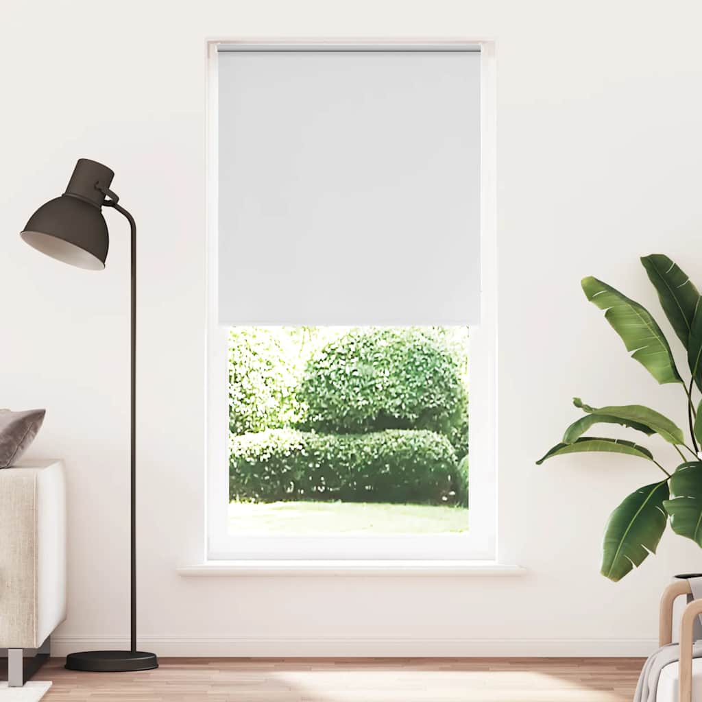 Blackout Roller Blind White 90x230cm Fabric Width 85.7 cm Polyester