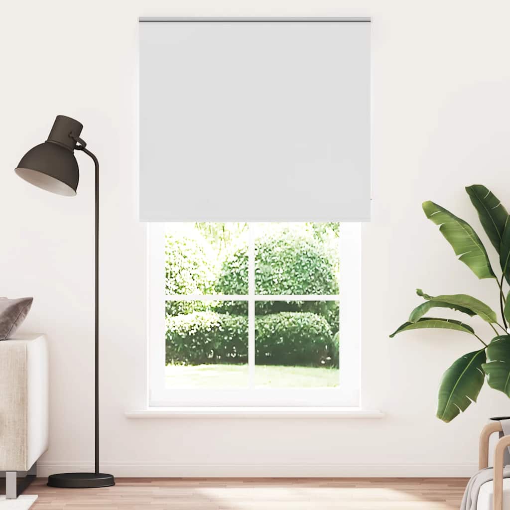 Store occultant blanc 130x230cm Largeur de tissu 126,6cm Polyester
