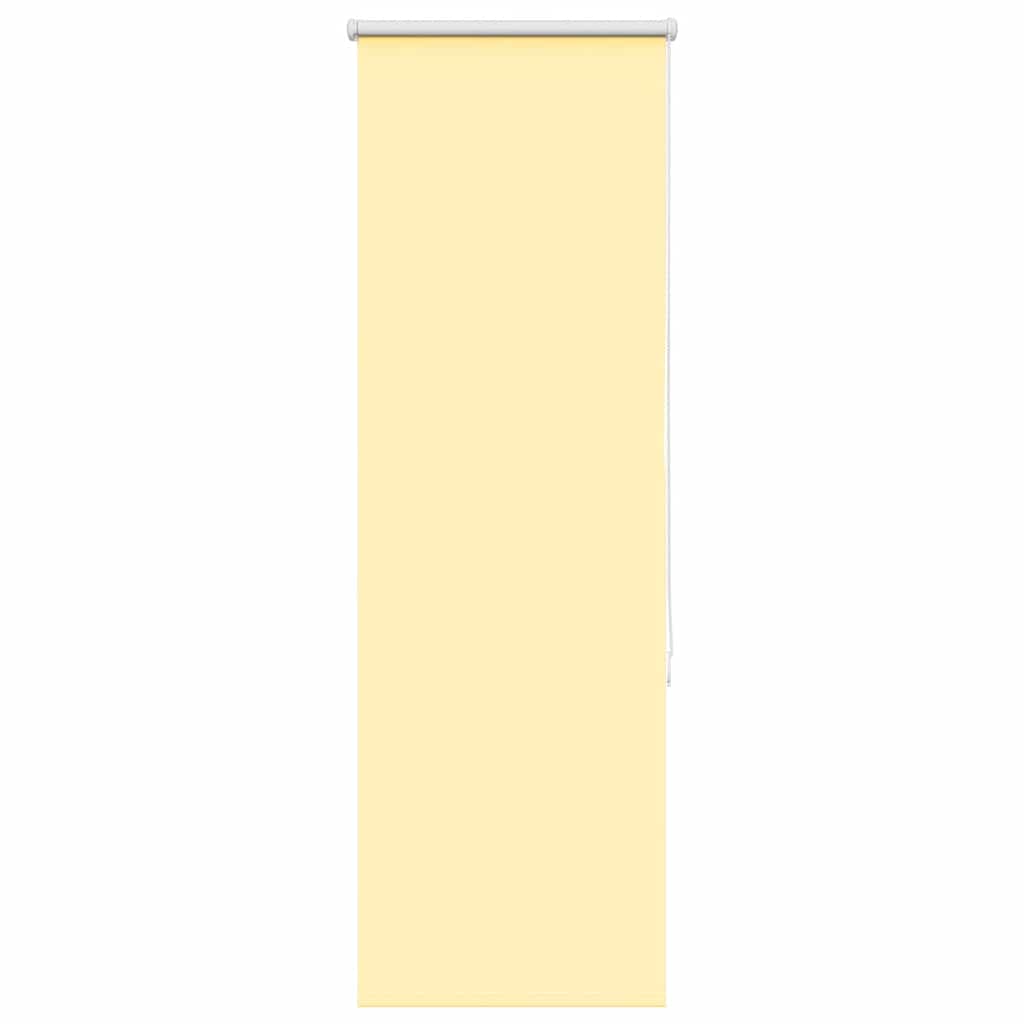Blackout Roller Blind Yellow 50x130 cm Fabric Width 45.7 cm Polyester