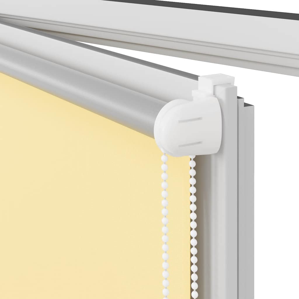 Blackout Roller Blind Yellow 50x130 cm Fabric Width 45.7 cm Polyester