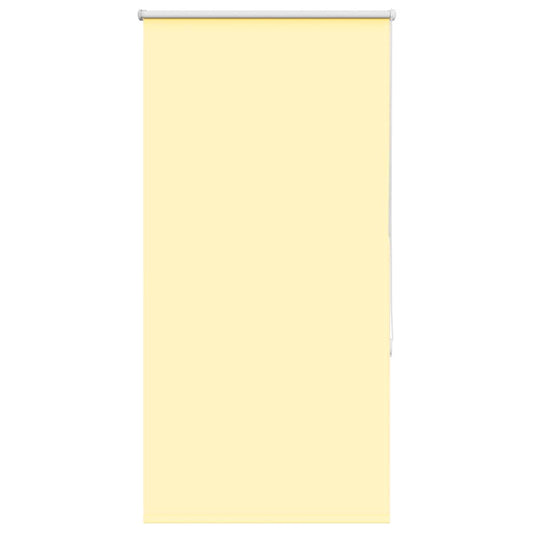 Blackout Roller Blind Yellow 75x130 cm Fabric Width 70.7 cm Polyester