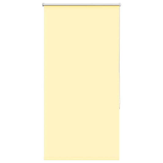Blackout Blind Yellow 85x130 cm Fabric Width 80.7 cm Polyester