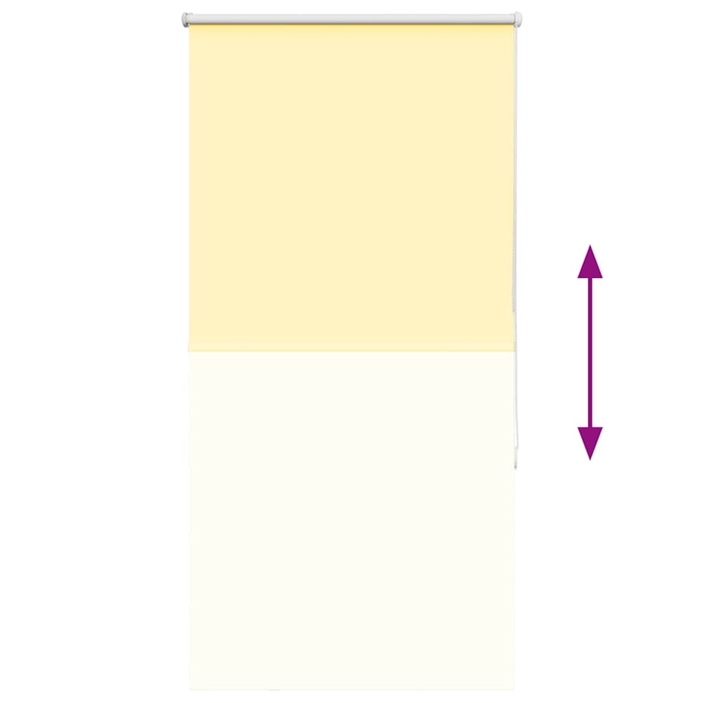 Verdunkelungsrollo Gelb 75x150 cm Stoffbreite 70,7 cm Polyester