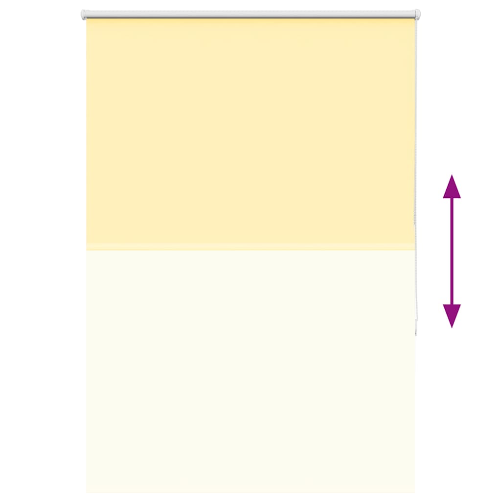 Verdunkelungsrollo Gelb 90x150 cm Stoffbreite 85,7 cm Polyester