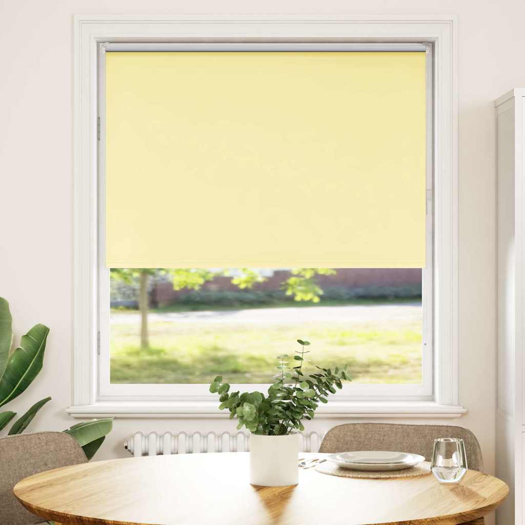 Store occultant jaune 95x150 cm largeur du tissu 90,7 cm Polyester