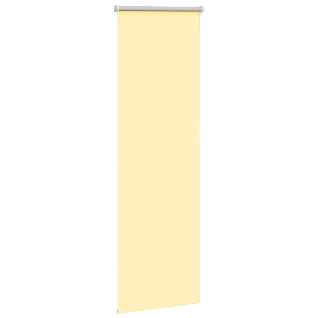 Blackout Roller Blind Yellow 55x175 cm Fabric Width 50.7 cm Polyester
