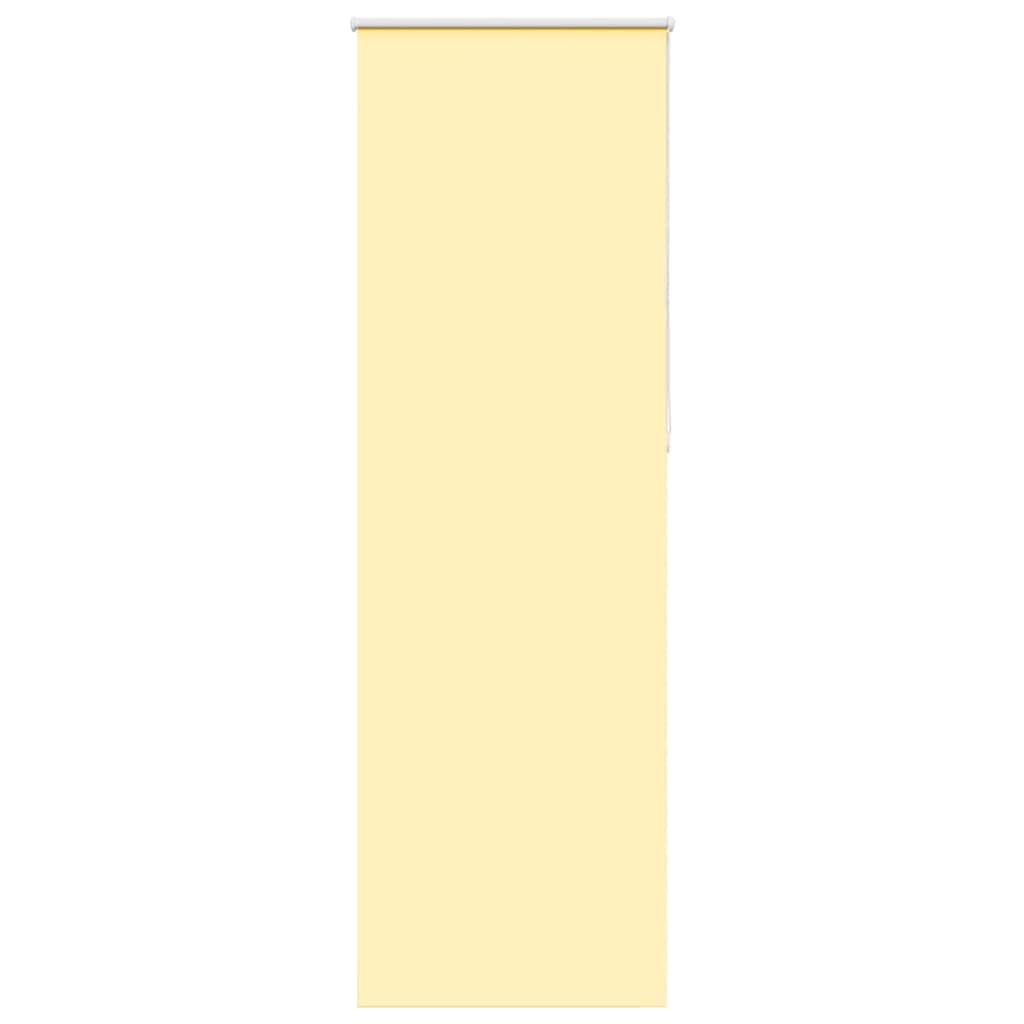 Verdunkelungsrollo Gelb 65x210 cm Stoffbreite 60,7 cm Polyester