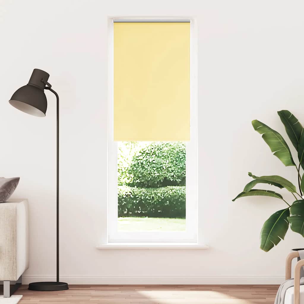 Verdunkelungsrollo Gelb 65x210 cm Stoffbreite 60,7 cm Polyester