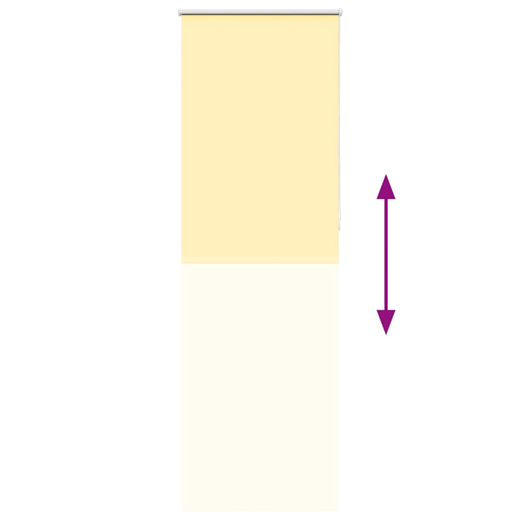 Verdunkelungsrollo Gelb 65x210 cm Stoffbreite 60,7 cm Polyester