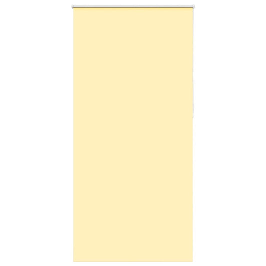 Blackout Roller Blind Yellow 115x210cm Fabric Width 110.7cm Polyester