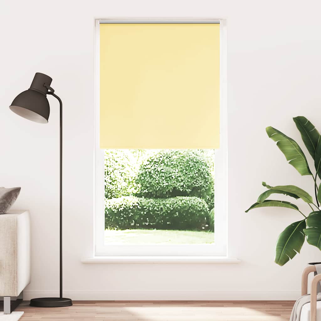 Store occultant jaune 115x210cm Largeur du tissu 110,7cm Polyester
