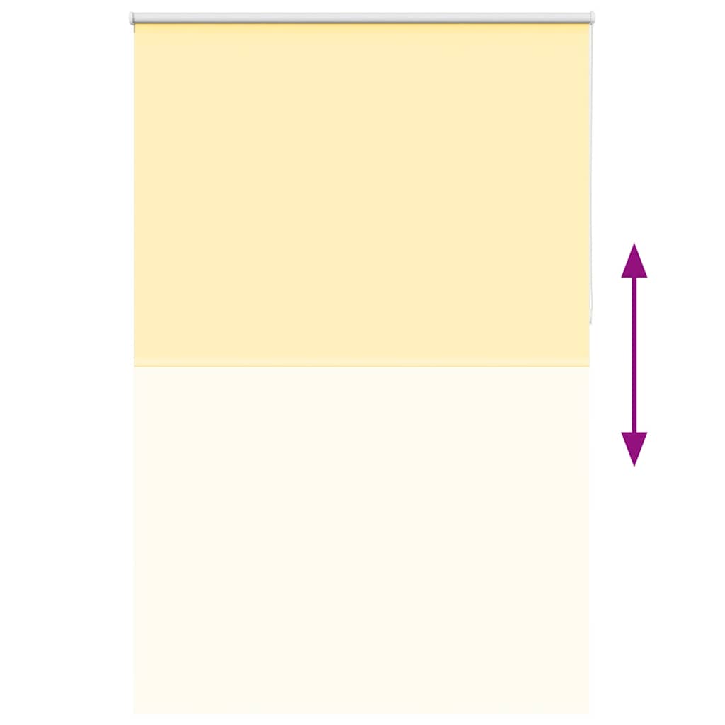 Store occultant jaune 155x210cm Largeur de tissu 151,6cm Polyester