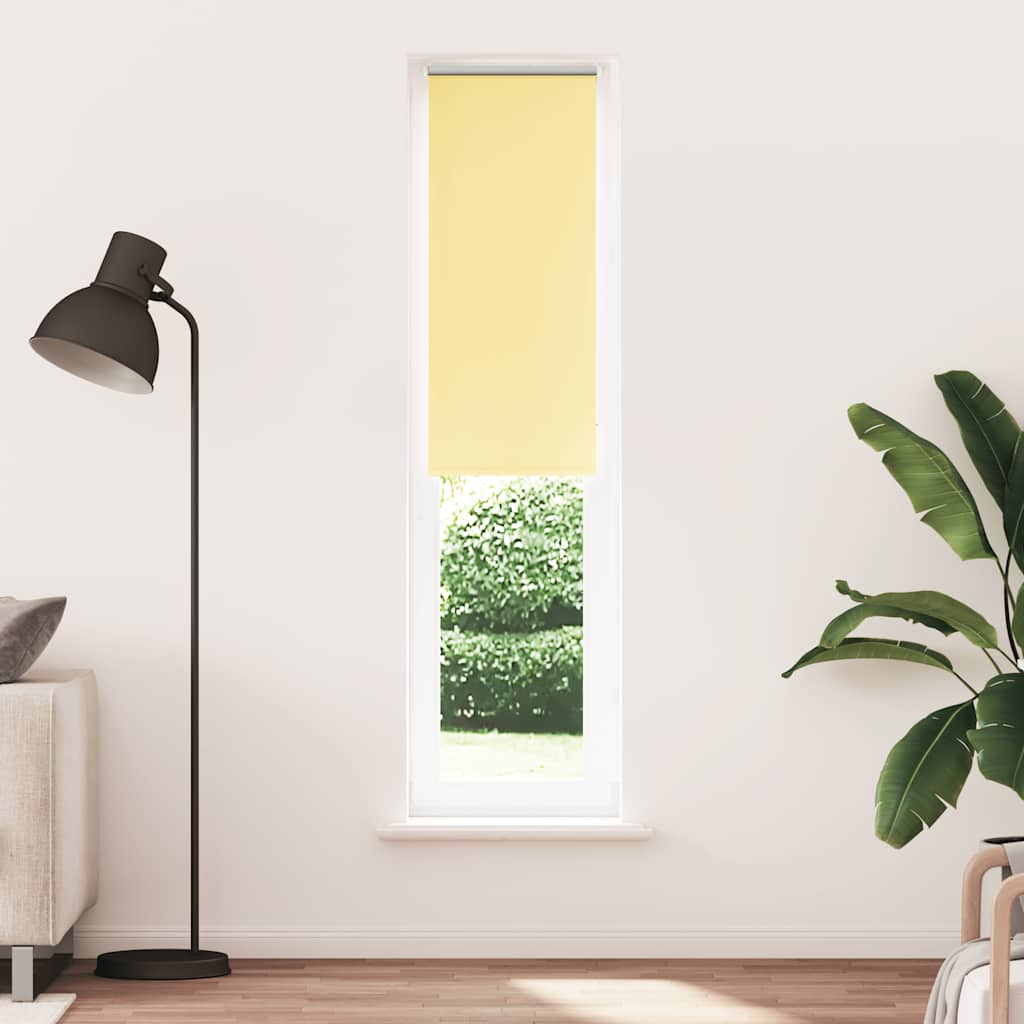 Blackout Blind Yellow 50x230 cm Fabric Width 45.7 cm Polyester