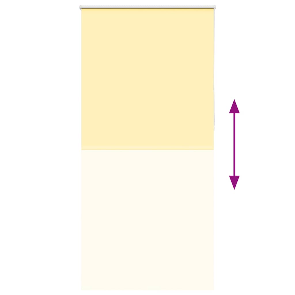 Store occultant jaune 105x230cm Largeur de tissu 100,7cm Polyester