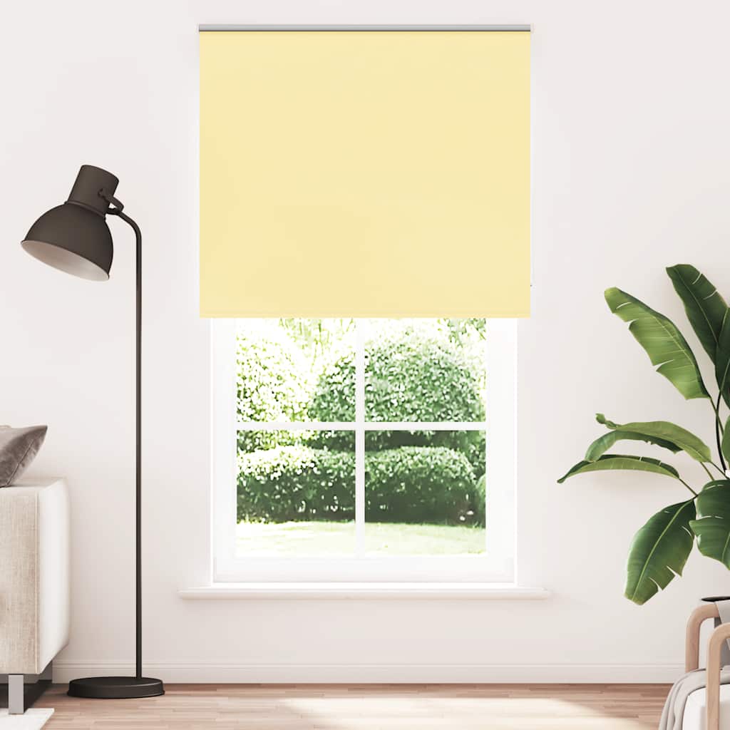 Blackout Roller Blind Yellow 130x230cm Fabric Width 126.6cm Polyester