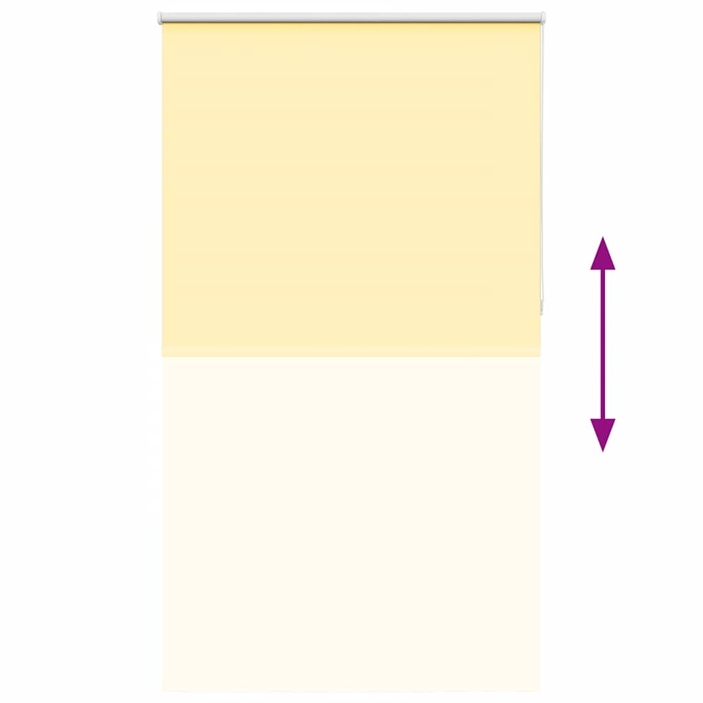 Blackout Roller Blind Yellow 130x230cm Fabric Width 126.6cm Polyester