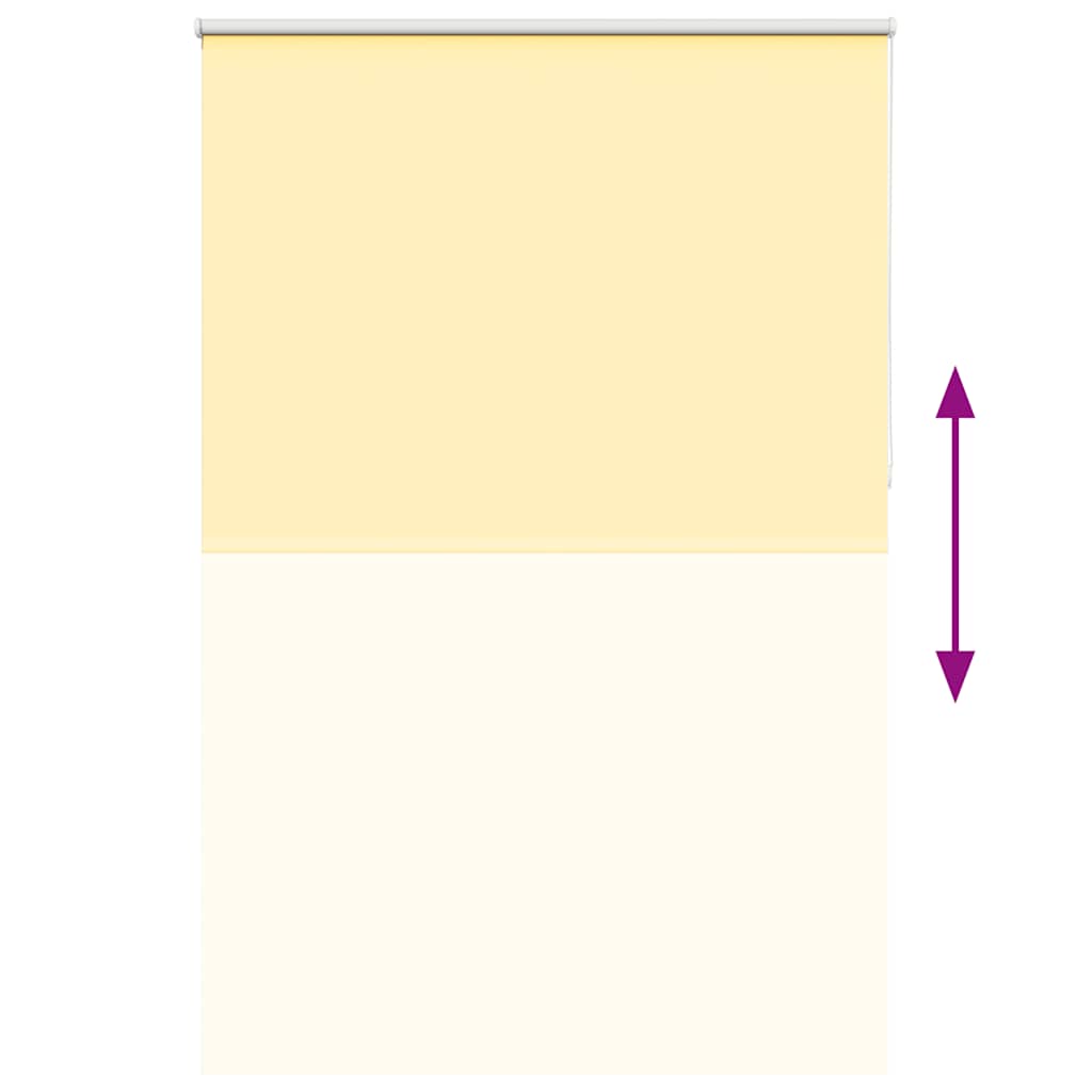 Store occultant jaune 145x230cm Largeur de tissu 141,6cm Polyester