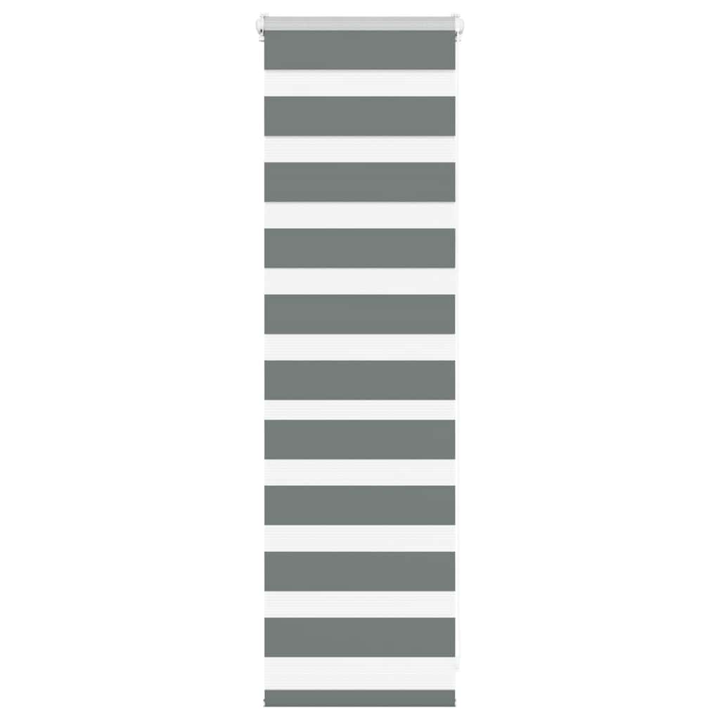 Store double gris foncé 45x100 cm largeur tissu 40,9 cm polyester