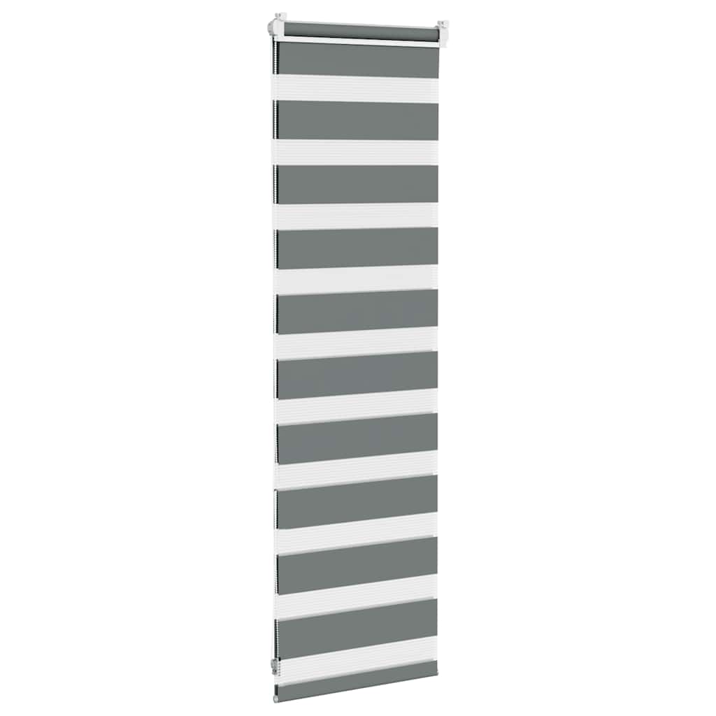 Store double gris foncé 45x100 cm largeur tissu 40,9 cm polyester