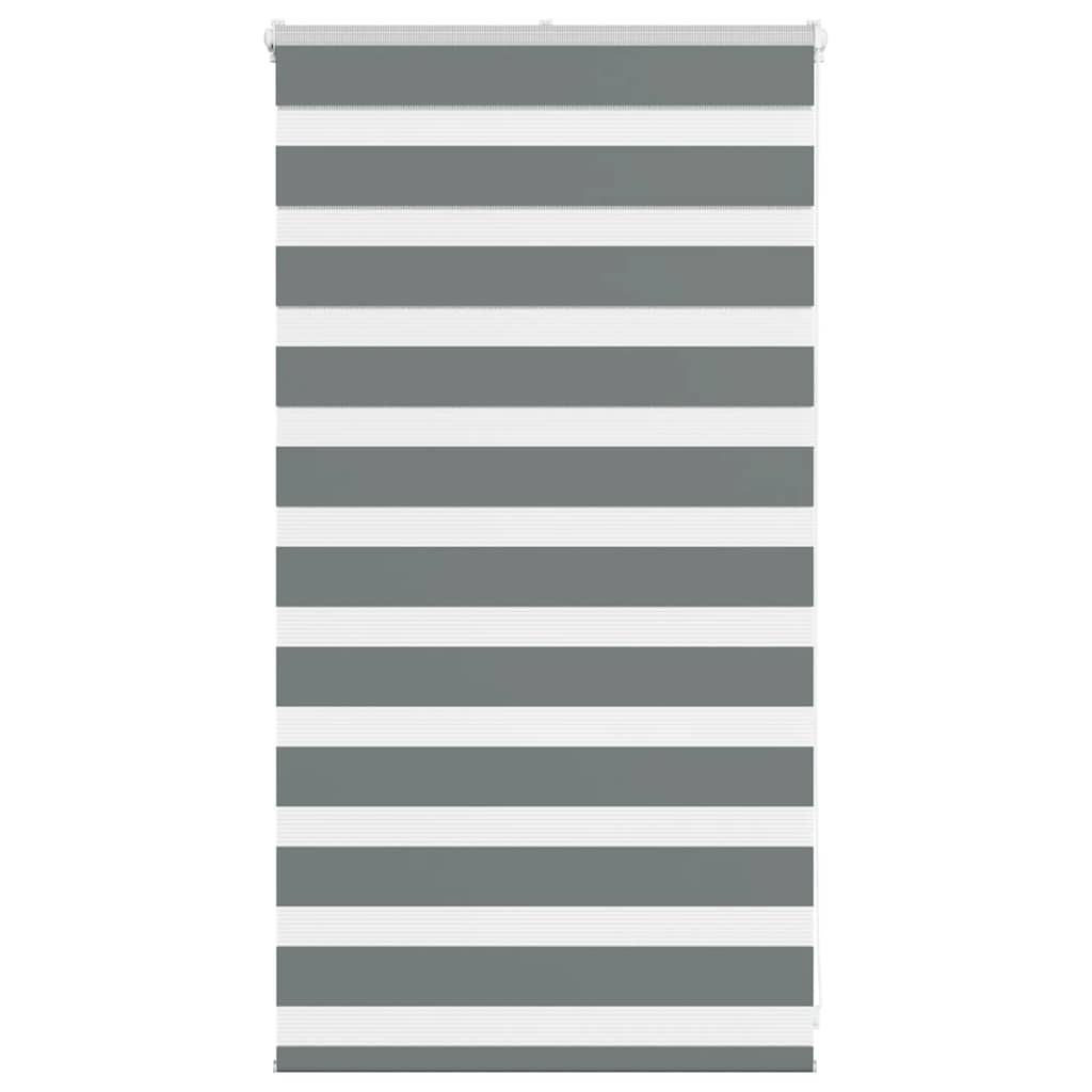 Doppelrollo Dunkelgrau 70x100 cm Stoffbreite 65,9 cm Polyester