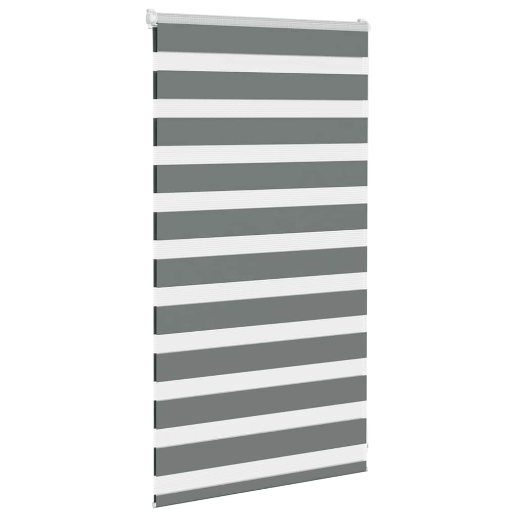 Store double gris foncé 90x100 cm largeur tissu 85,9 cm polyester