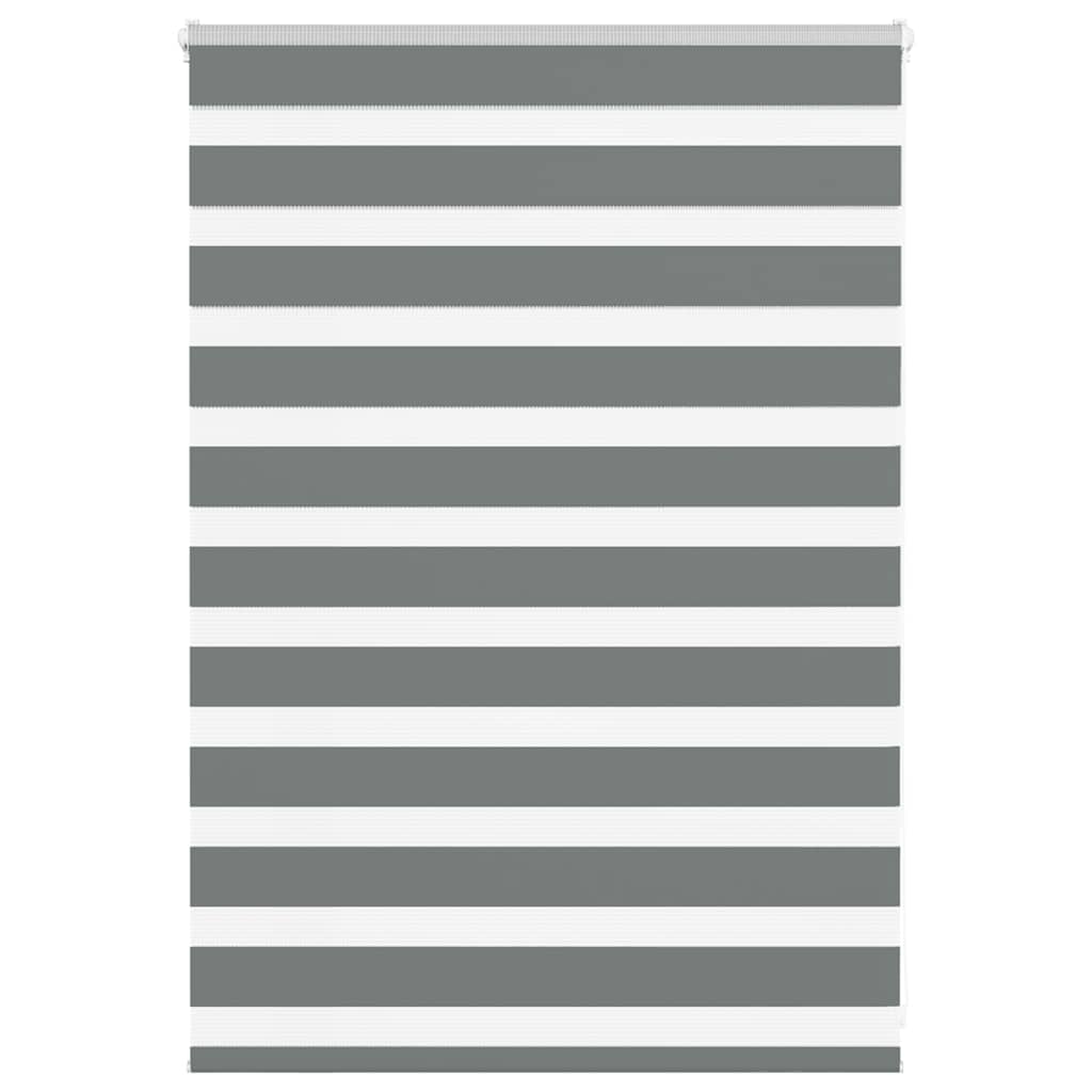 Doppelrollo Dunkelgrau 105x100 cm Stoffbreite 100,9 cm Polyester