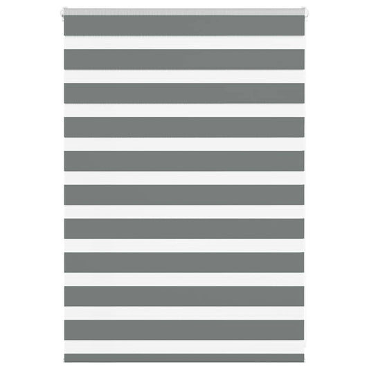 Store double tamisant gris foncé 110x100 cm largeur tissu 105,9 cm polyester
