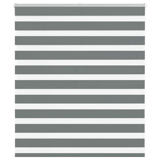 Store double gris foncé 130x100 cm largeur tissu 125,9 cm polyester